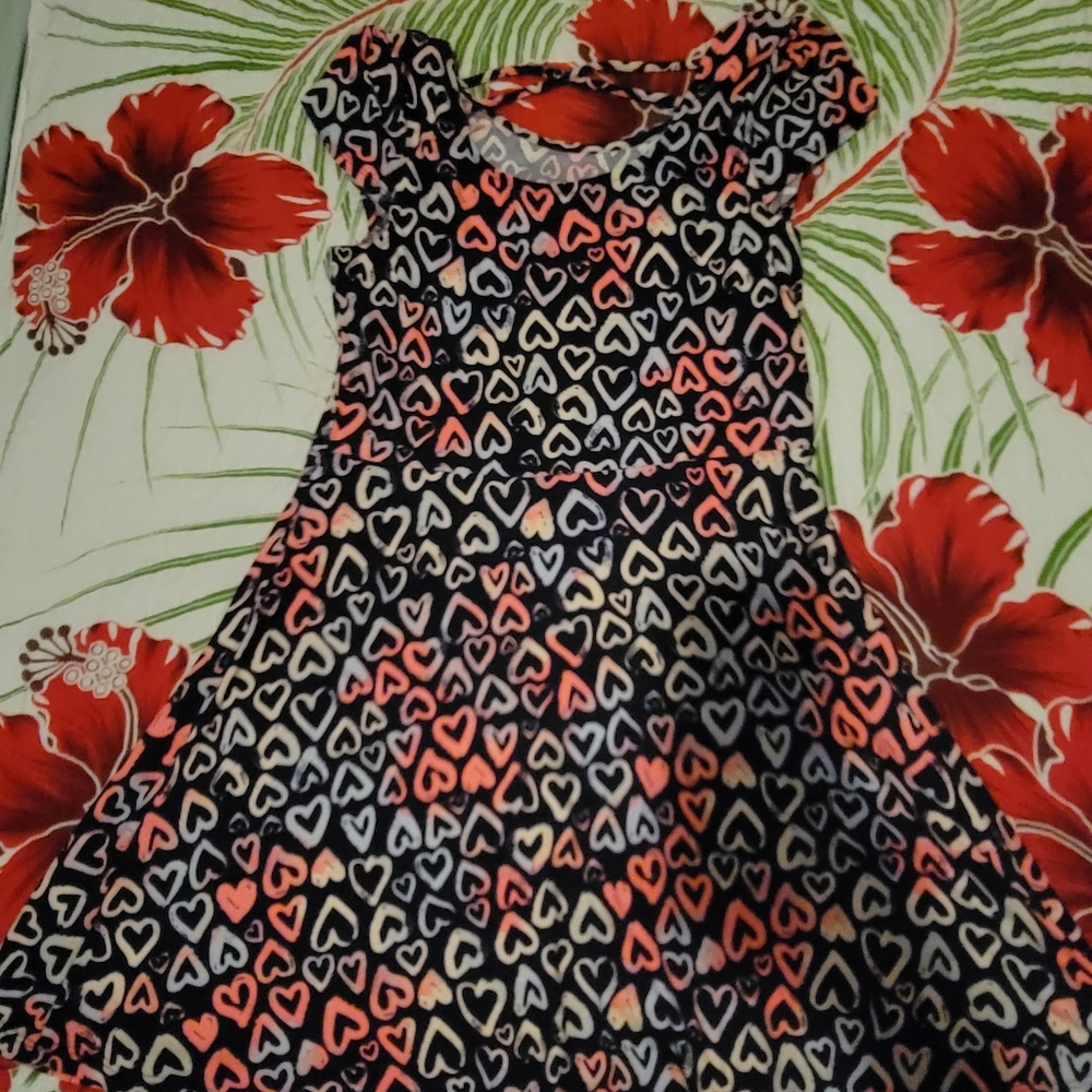 Girls heart sun dress